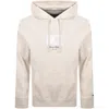 Tommy Hilfiger Flag Hoodie Beige In Neutral