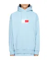 Tommy Hilfiger Flag Hoodie In Blue