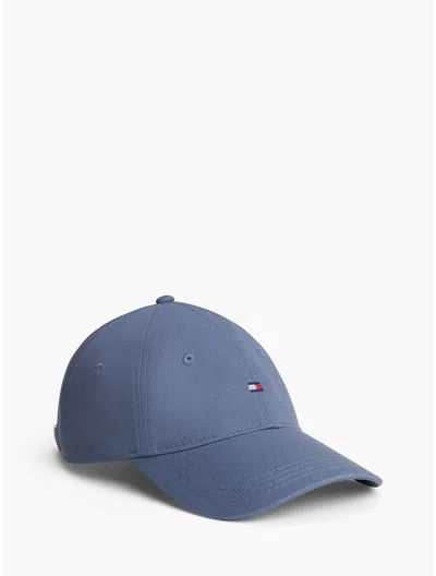 Tommy Hilfiger Flag Logo Baseball Cap In Blue