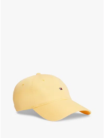 Tommy Hilfiger Flag Logo Baseball Cap In Yellow