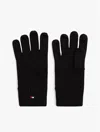 Tommy Hilfiger Flag Logo Cotton In Black