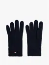 Tommy Hilfiger Flag Logo Cotton In Black