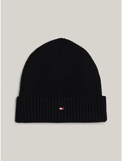 Tommy Hilfiger Flag Organic In Black