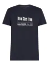 Tommy Hilfiger Regenerative Cotton T-shirt In Blue