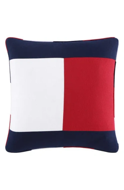 Tommy Hilfiger Th Flag Seersucker Decorative Pillow In Multi