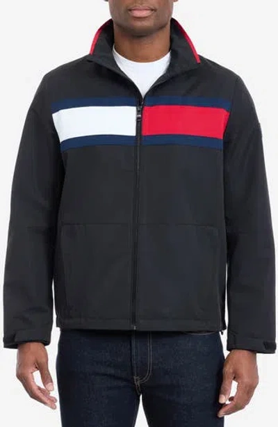 TOMMY HILFIGER TOMMY HILFIGER FLAG SOFTSHELL ZIP JACKET