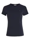 Tommy Hilfiger V-neck Slim T-shirt Desert Sky In Blue