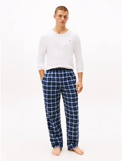 Tommy Hilfiger Flannel Sleep Pant In Blue