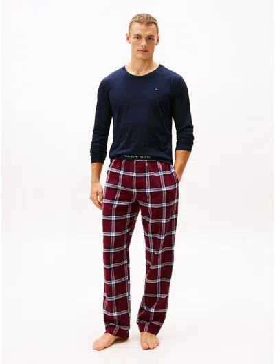 Tommy Hilfiger Flannel Sleep Pant In Blue