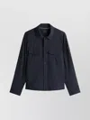 Tommy Hilfiger Flap Pockets Long Sleeves Jacket In Black
