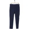 Tommy Hilfiger Flat Front Linen Blend Pants In Navy