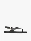 Tommy Hilfiger Flat Leather Slingback Sandal