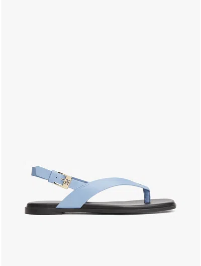 Tommy Hilfiger Flat Leather Slingback Sandal