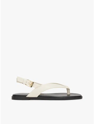 Tommy Hilfiger Flat Leather Slingback Sandal