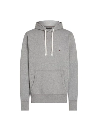 Tommy Hilfiger Fleece Crew Neck Sweatshirt In Gray