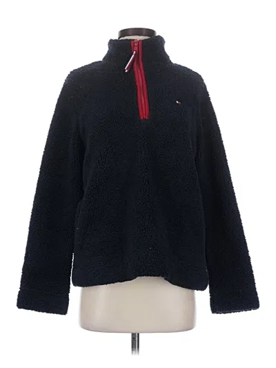 Pre-owned Tommy Hilfiger Fleece Jacket In Blue