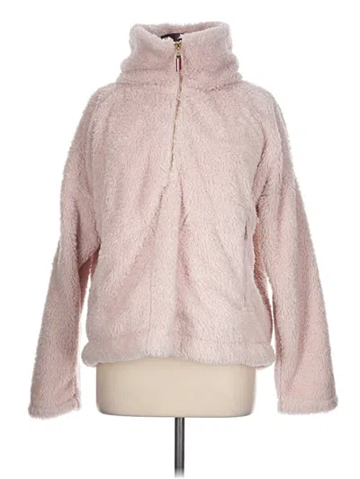 Pre-owned Tommy Hilfiger Fleece Jacket In Pink