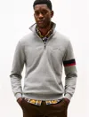 Tommy Hilfiger Flex Fleece Quarter In Gray