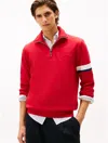 Tommy Hilfiger Flex Fleece Quarter In Red
