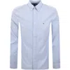 Tommy Hilfiger Flex Poplin Long Sleeve Shirt Blue