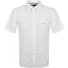 TOMMY HILFIGER TOMMY HILFIGER FLEX POPLIN SHIRT WHITE