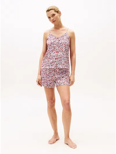 Tommy Hilfiger Floral Print Cami And Boxer Sleep Set