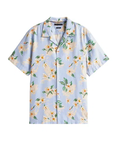 Tommy Hilfiger Floral Short-sleeve Patterned Shirt In White
