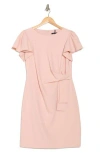 Tommy Hilfiger Flutter Sleeve Shift Dress