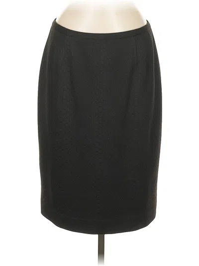 Pre-owned Tommy Hilfiger Formal Skirt In Black