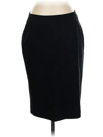 Pre-owned Tommy Hilfiger Formal Skirt In Black