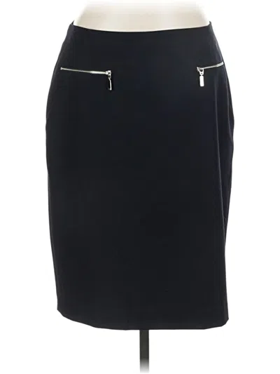 Pre-owned Tommy Hilfiger Formal Skirt In Black