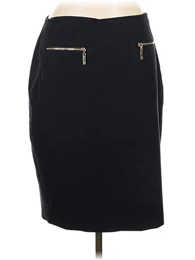 Pre-owned Tommy Hilfiger Formal Skirt In Black
