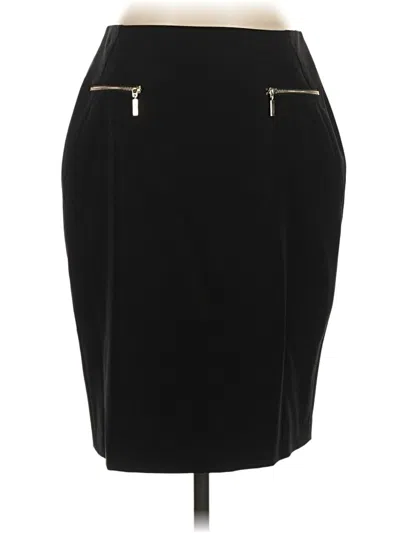Pre-owned Tommy Hilfiger Formal Skirt In Black