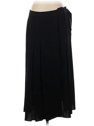 Pre-owned Tommy Hilfiger Formal Skirt In Black