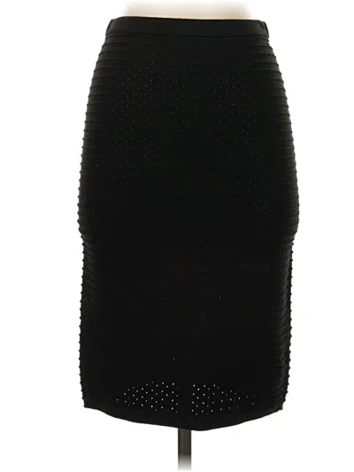 Pre-owned Tommy Hilfiger Formal Skirt In Black