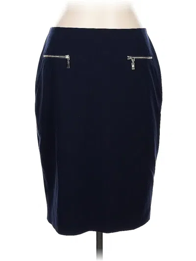 Pre-owned Tommy Hilfiger Formal Skirt In Blue