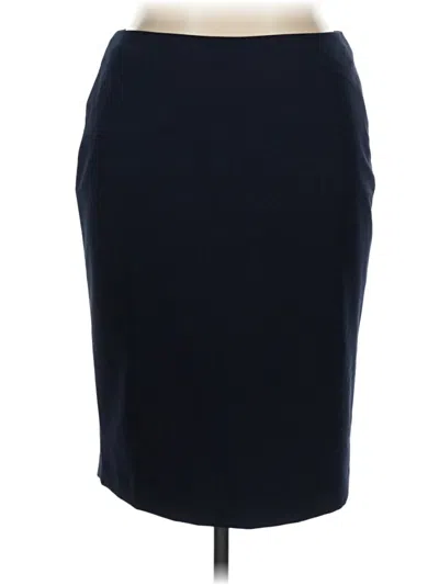 Pre-owned Tommy Hilfiger Formal Skirt In Blue