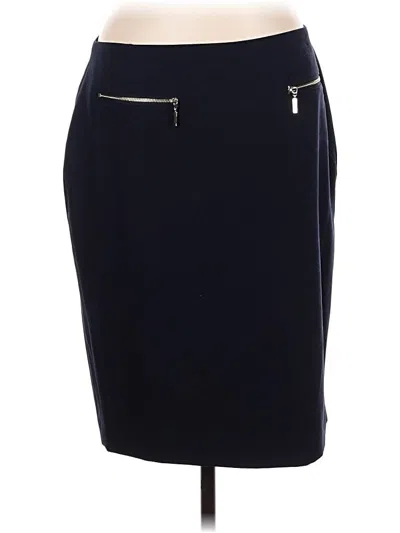 Pre-owned Tommy Hilfiger Formal Skirt In Blue
