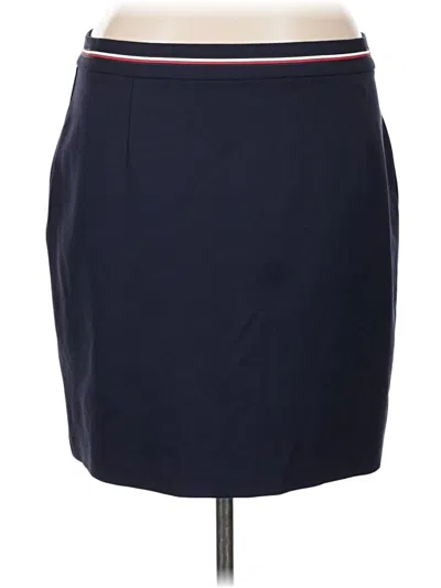 Pre-owned Tommy Hilfiger Formal Skirt In Blue