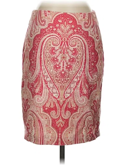 Pre-owned Tommy Hilfiger Formal Skirt In Red