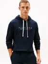 Tommy Hilfiger French Terry Lounge Hoodie In Blue