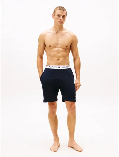 Tommy Hilfiger French Terry Lounge Short In Blue