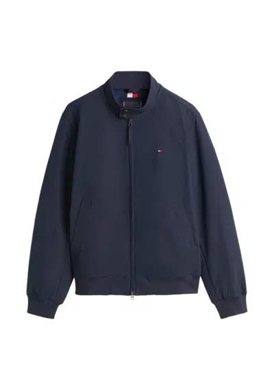Tommy Hilfiger Full-zip Bomber Jacket In Blue