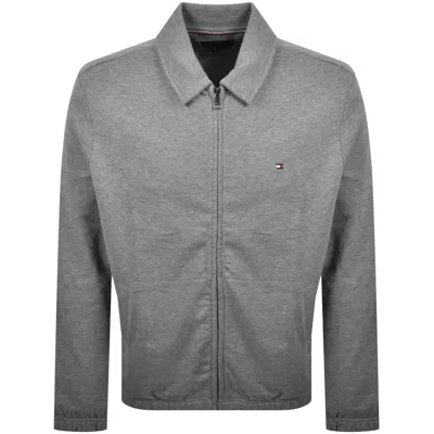 Tommy Hilfiger Full Zip Sweatshirt Grey In Gray