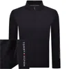 Tommy Hilfiger Full Zip Sweatshirt Navy In Blue