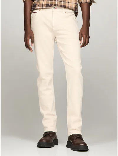 Tommy Hilfiger Garment Dyed Straight Fit Jean In Mudstone