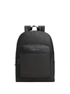 Tommy Hilfiger Geometric Backpack In Black