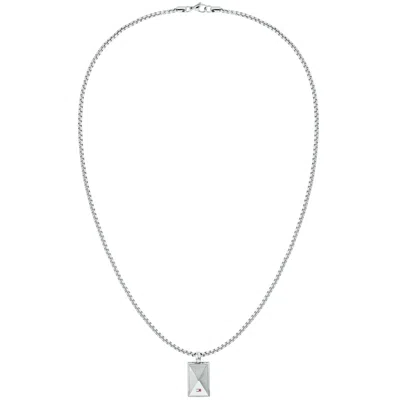 Tommy Hilfiger Geometric Necklace Silver In Gold