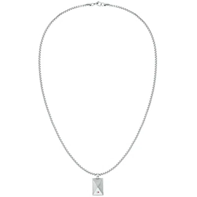 Tommy Hilfiger Geometric Necklace Silver