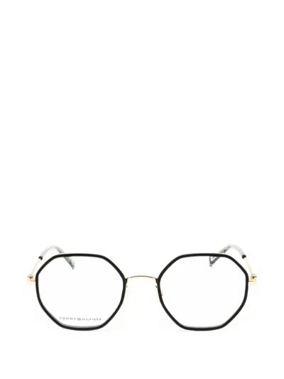 Tommy Hilfiger Geometric-frame Glasses In Black